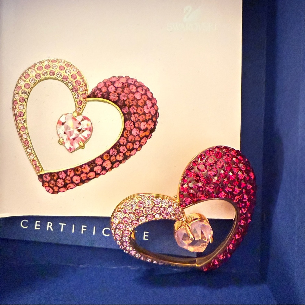 SWAROVSKI “Truly in Love” Brooch Love & Affection Heart 2006 Limited Edition